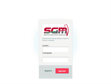 Tablet Screenshot of intranet.sgm.gob.mx